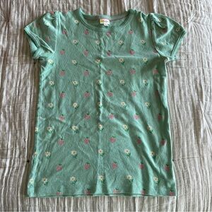 Mini Boden Mint Floral Pointelle